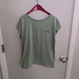 Casual Small Heater Green Women's Short Sleeve Top Capsule Wardrobe Staple Piece